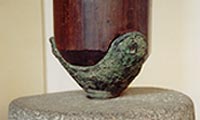 Holzschutz-Antike Fußpunkt einer Holzstütze in der Antike Pergamonmuseum Berlin